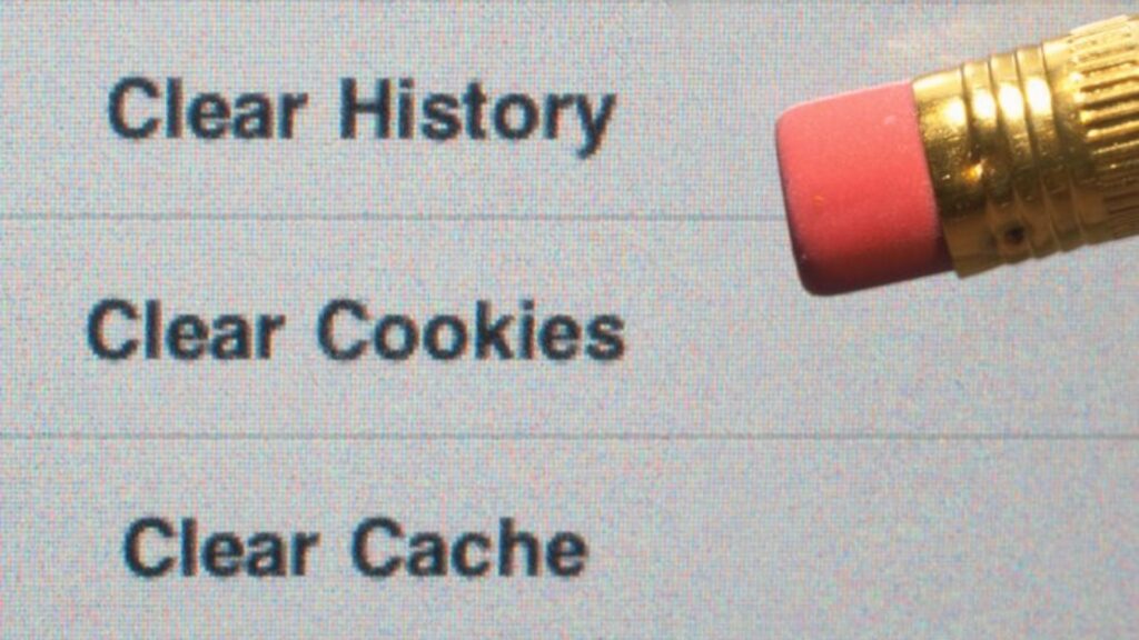 Clear Browser Cookies and Cache