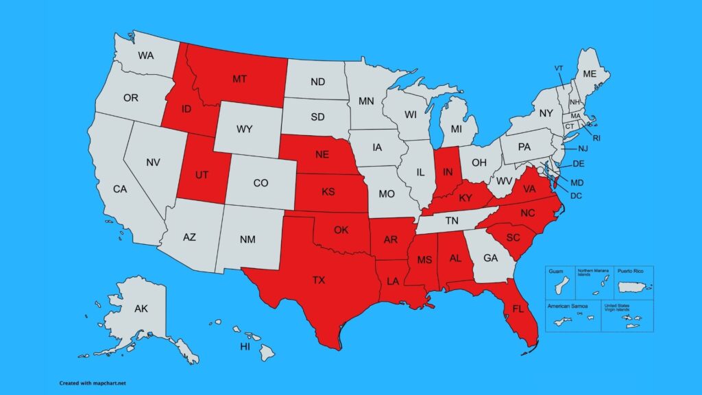 Pornhub is Banned in 17 US states