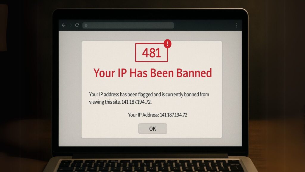 What Does Your IP Has Been Banned Mean