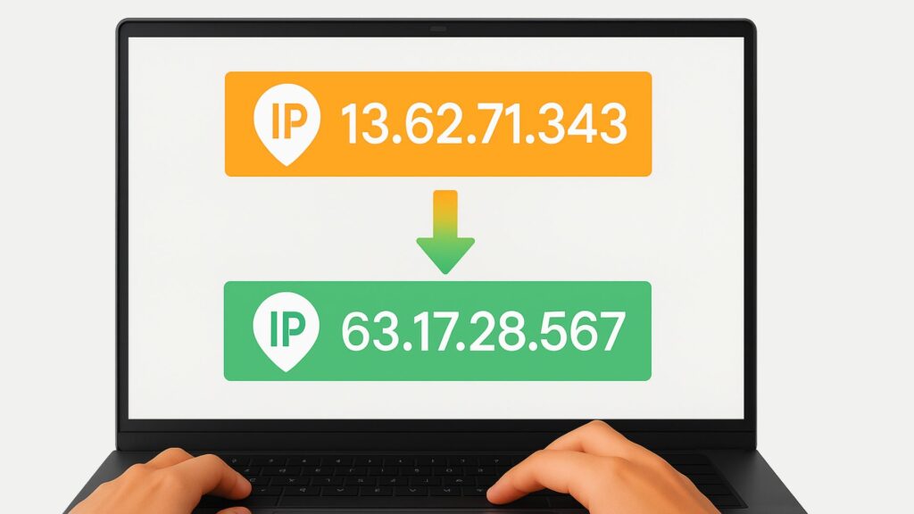 change ip address