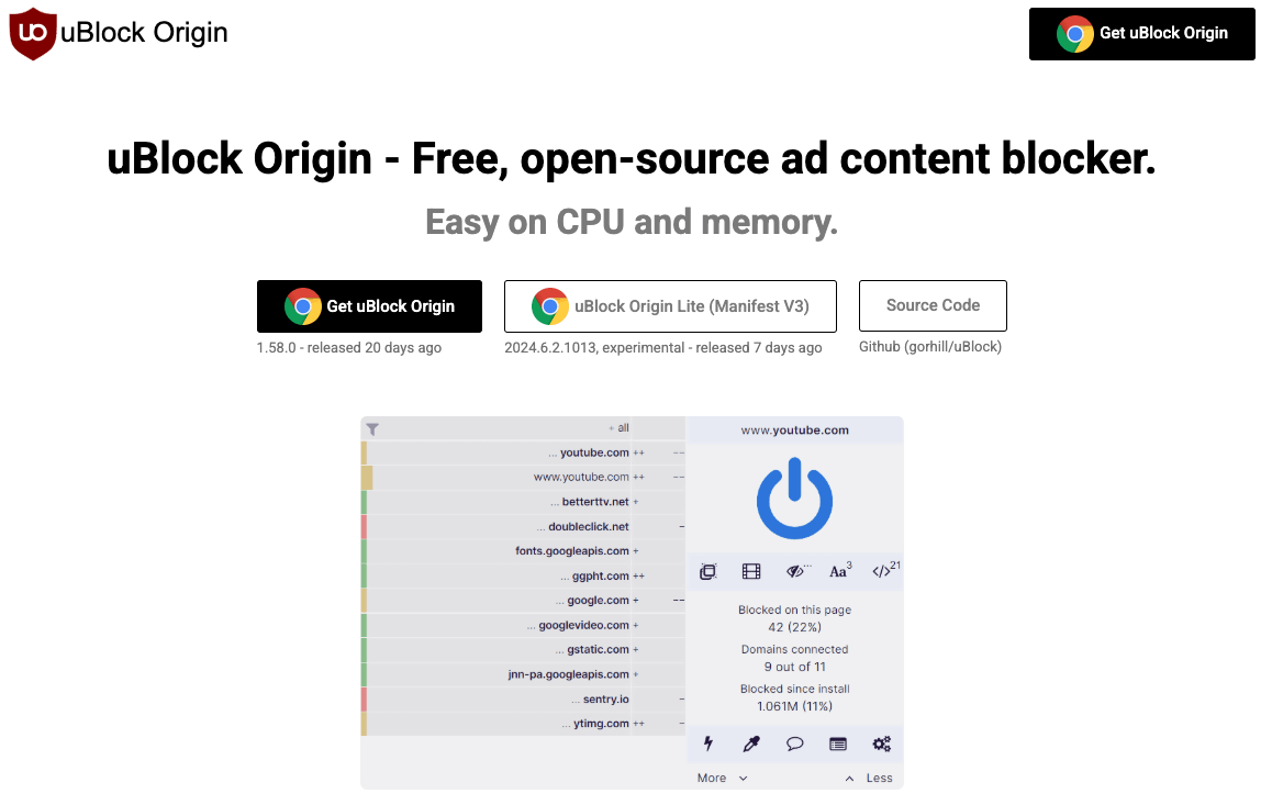 uBlock Origin Lite