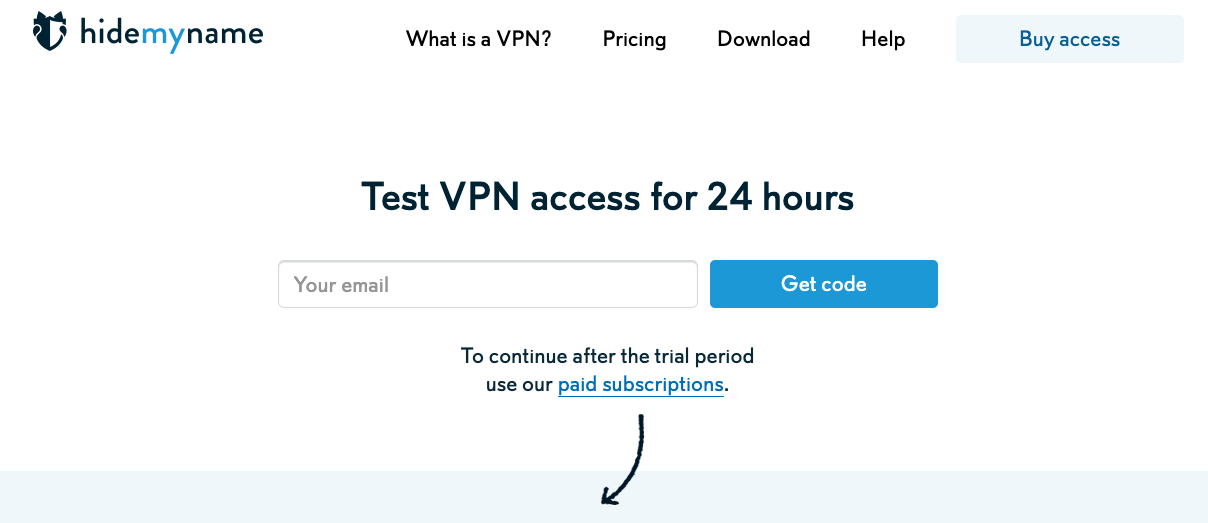 Hidemy.name One Day VPN Trial