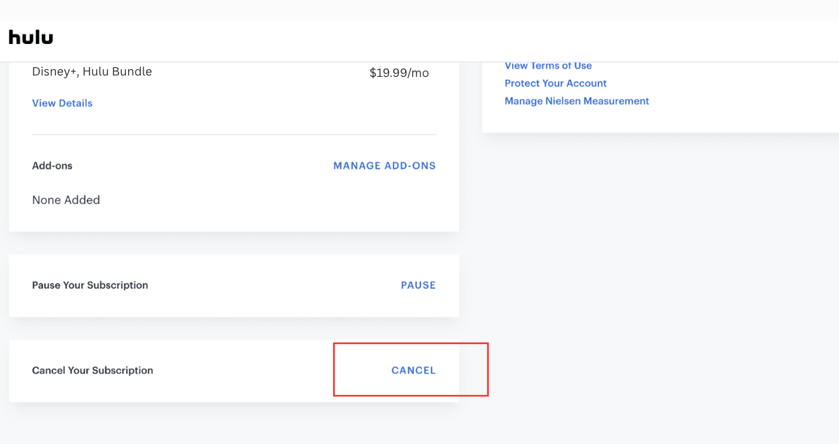 Cancel Disney+ Hulu Bundle