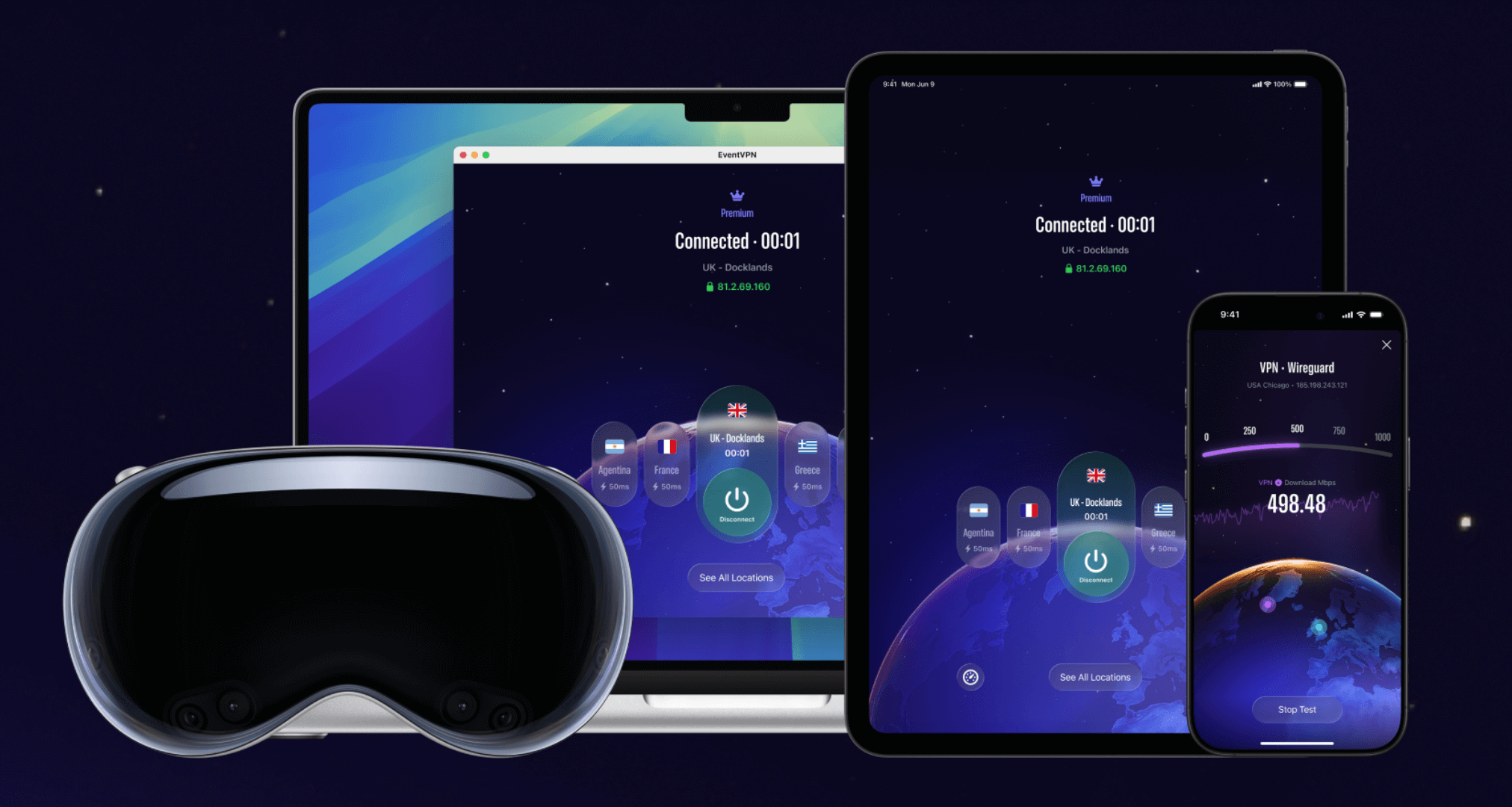 EventVPN Free Unlimited for iOS