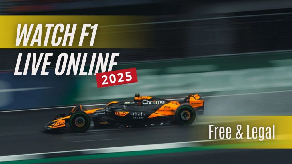 Where to Watch F1 Live Online for Free 2025, Legal F1 Streams