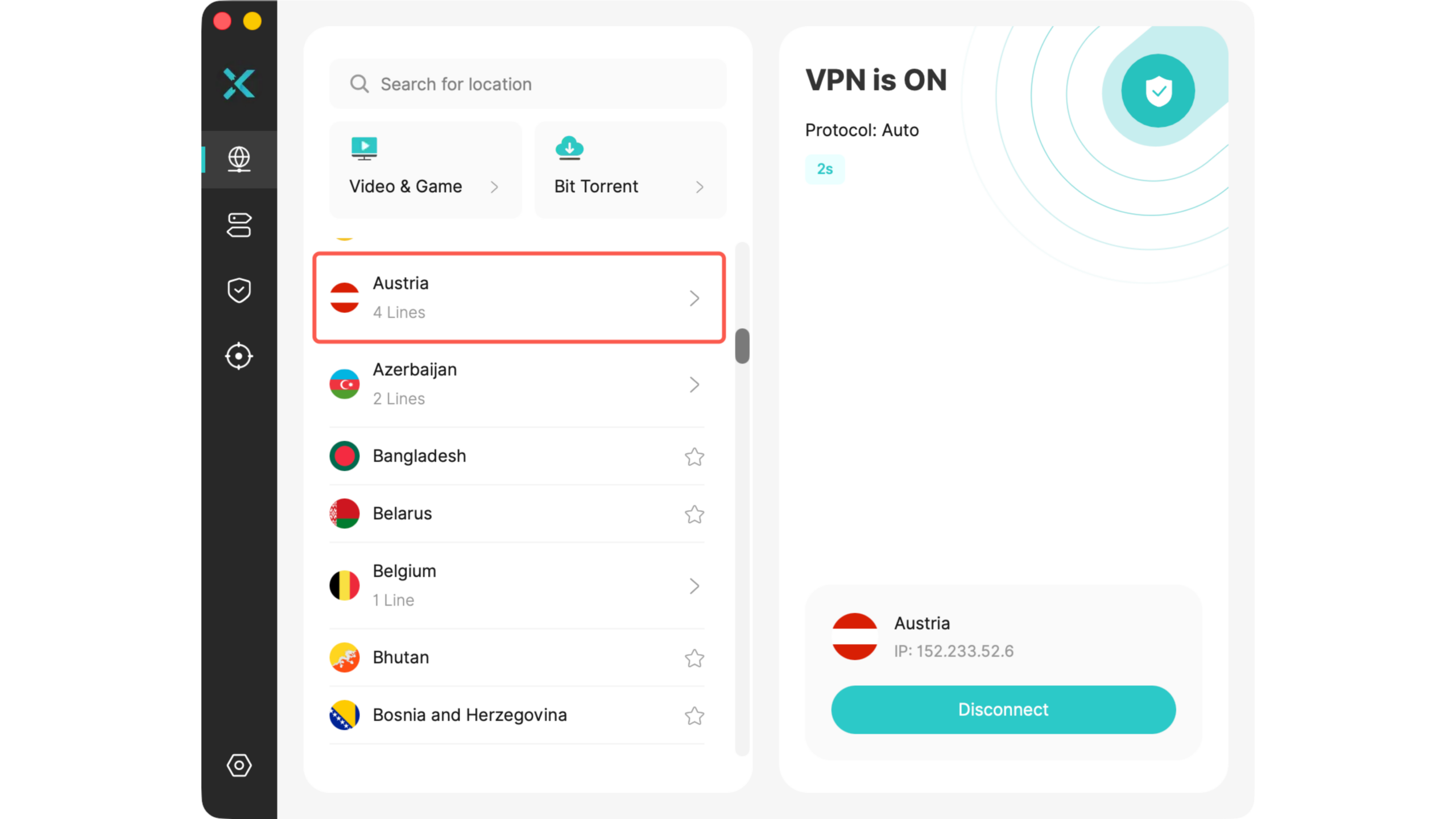 find your target server